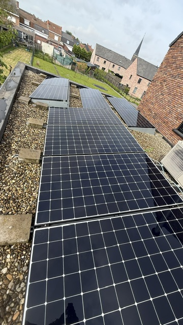 Zonnepanelen reinigen realisatie 3